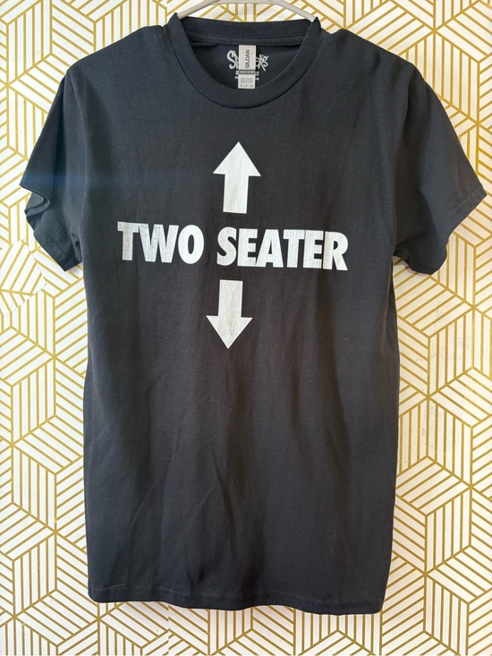 Spencer's Other - Spencer Black 2 seater Graphic Crewneck T‑Shirt Small